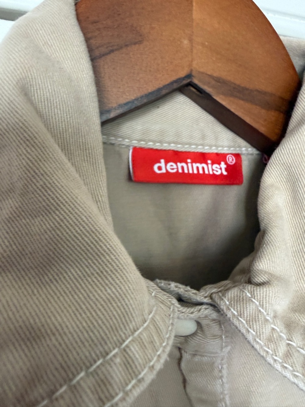 Denimst Cowboy Jumpsuit XS 100% cotton Workwear-Style Tan Utility Jumpsuit mexic - Picture 4 of 16